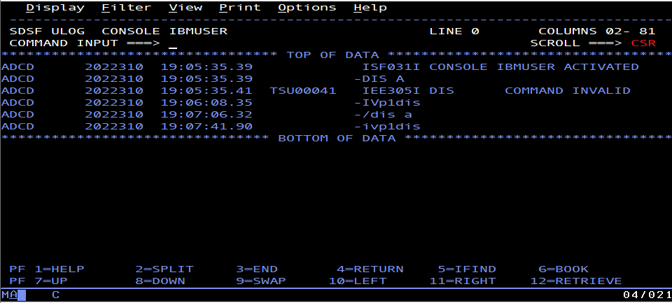 IMS System Example